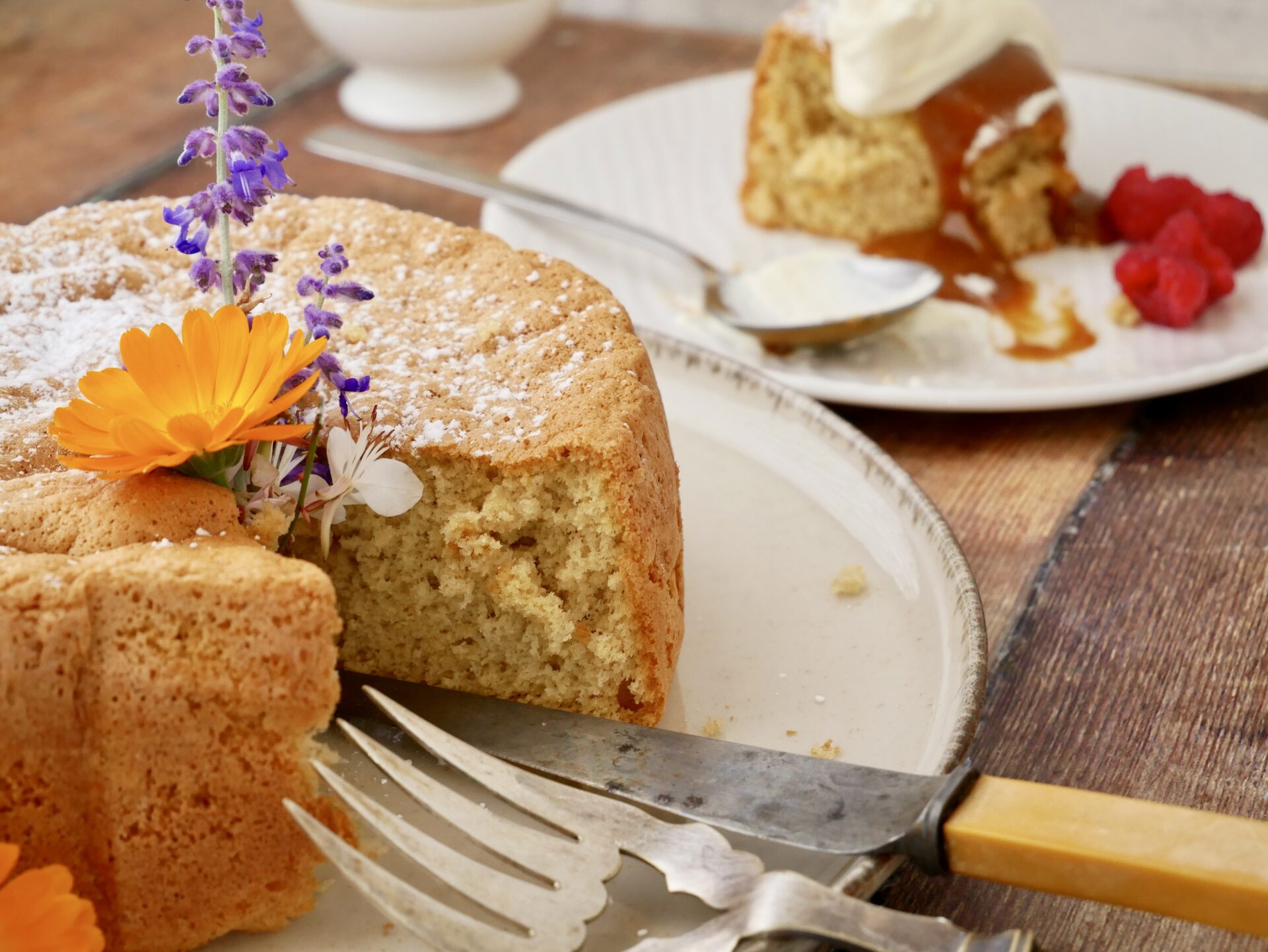 Oat Flour Cake (Vegan & Gluten-free + Fluffy & Moist!) - Eat Beautiful